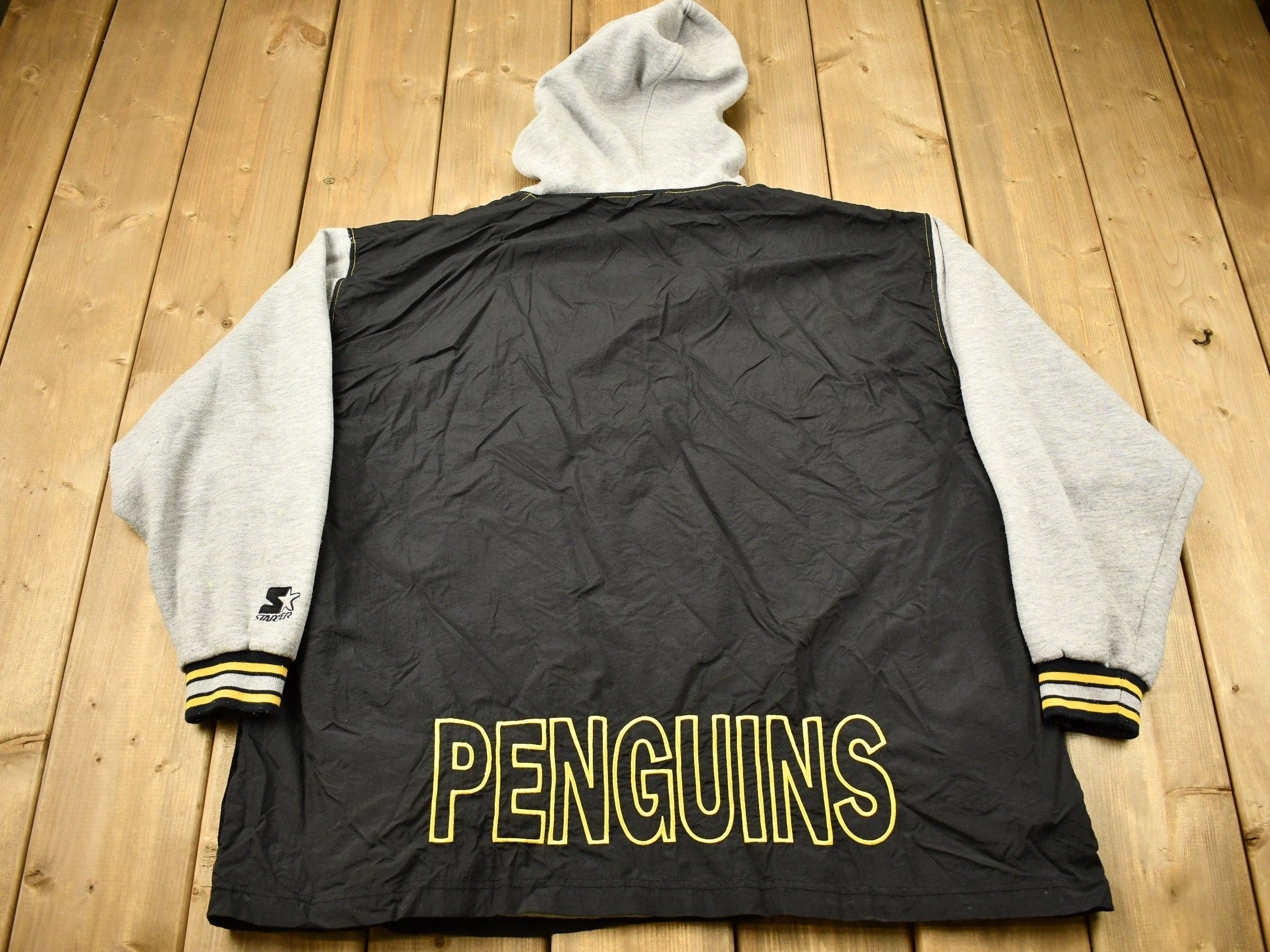 Vintage 1990s Pittsburgh Penguins NHL Starter Hoodie