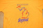 Vintage 1993 Michigan Festival Graphic T Shirt