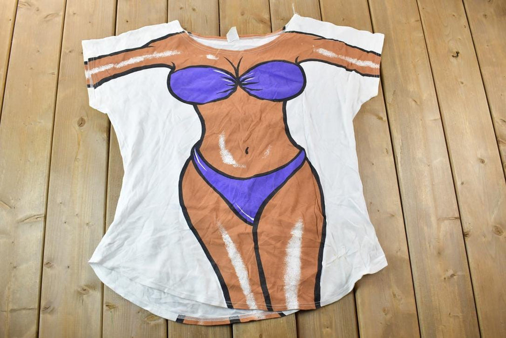 Vintage 1990s Beach Bum Graphic T-Shirt