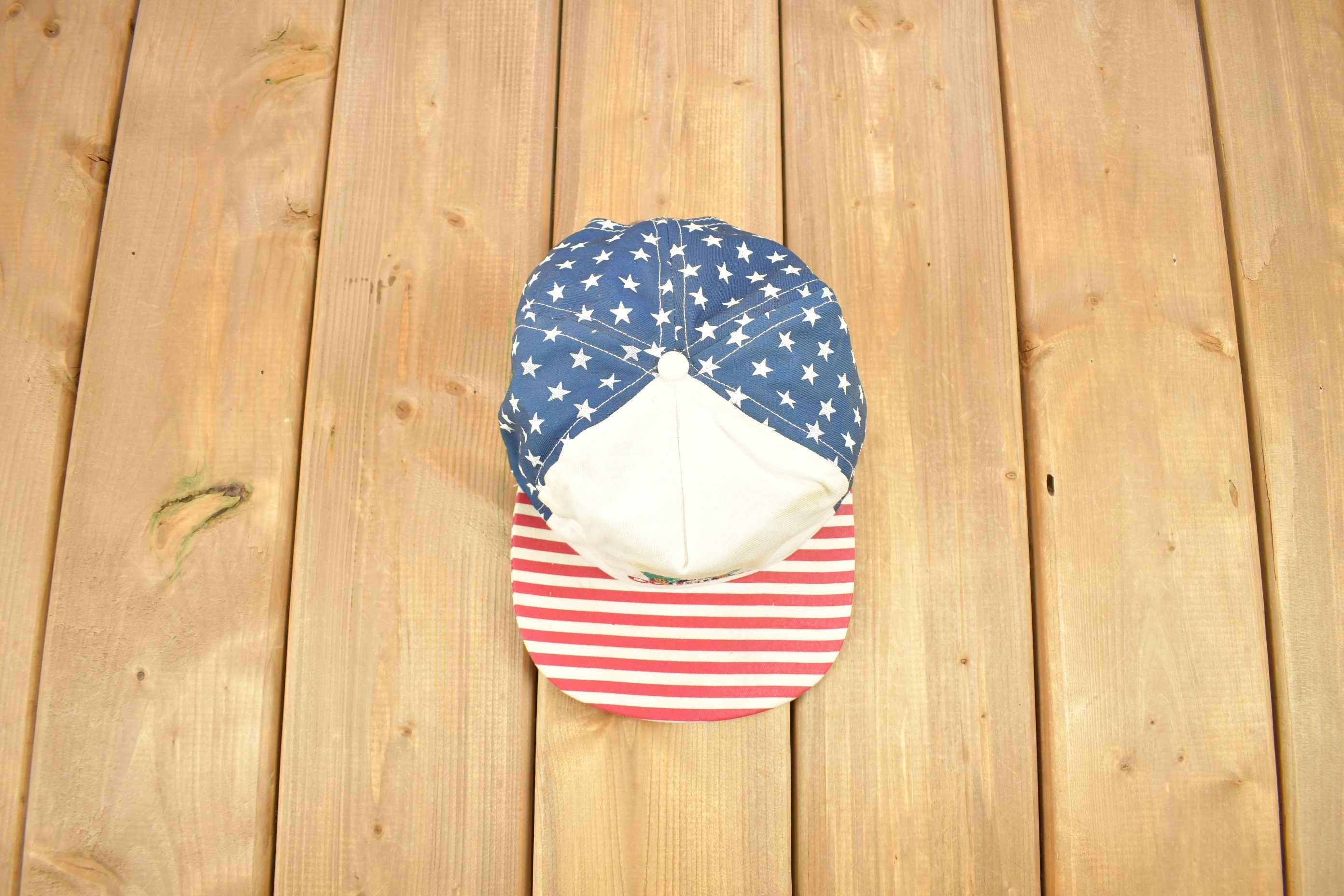 Vintage 1990s Colonial American USA Patriotic Hat