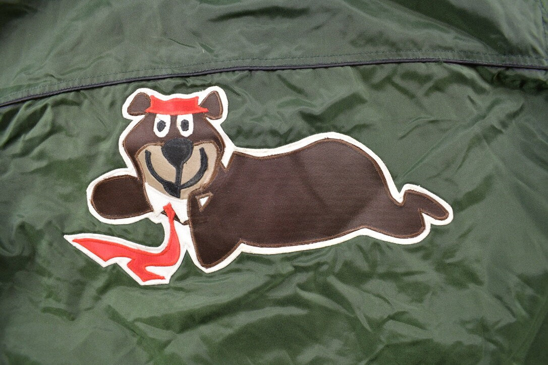 Vintage 2000s Basic Edition Yogi Bear Patchwork Jacket