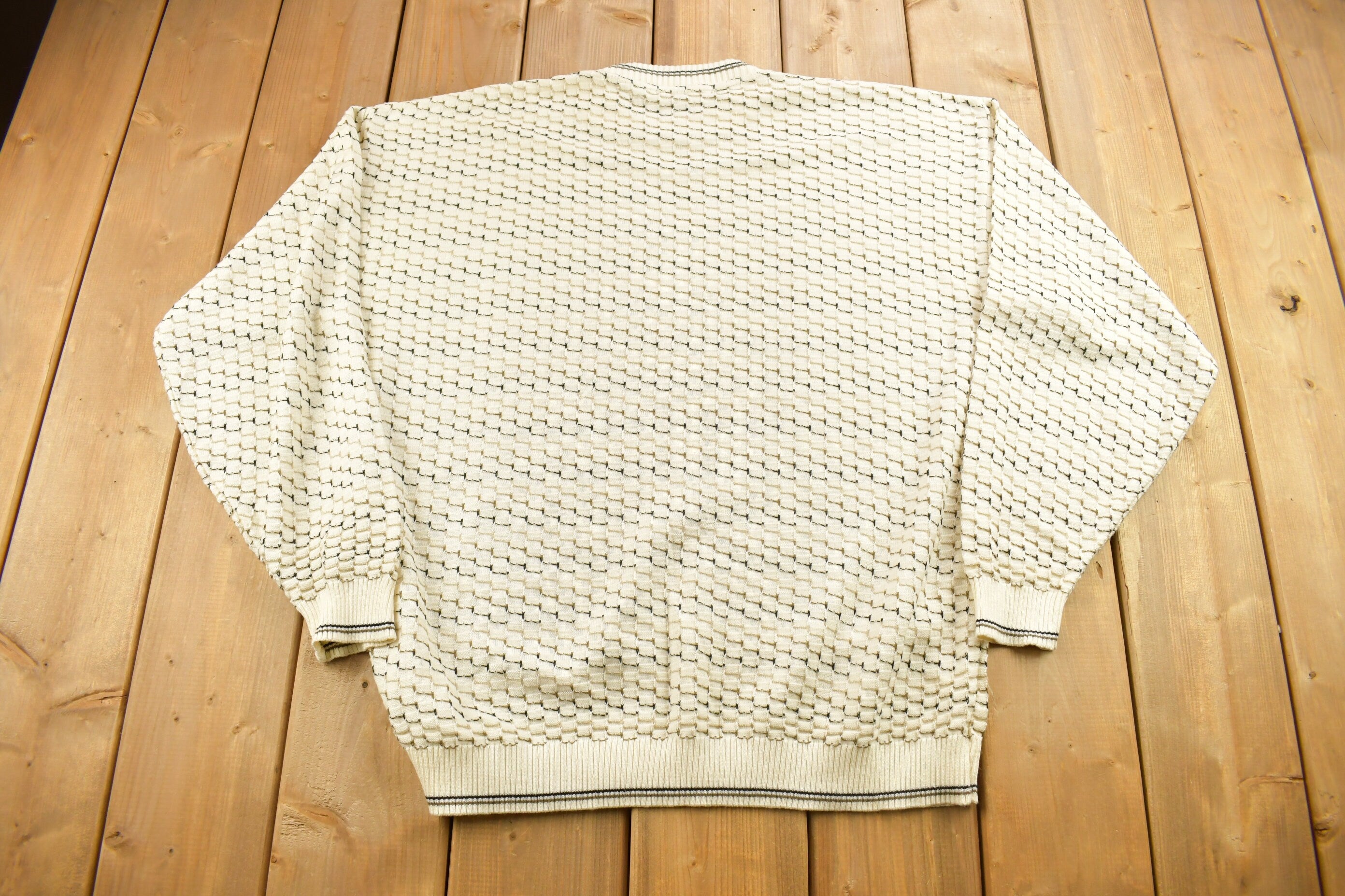 Vintage 1990s Protégé Knitted Crewneck Sweater
