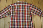 Vintage 1990s Wedgefield Flannel Checkered Button Up Shirt