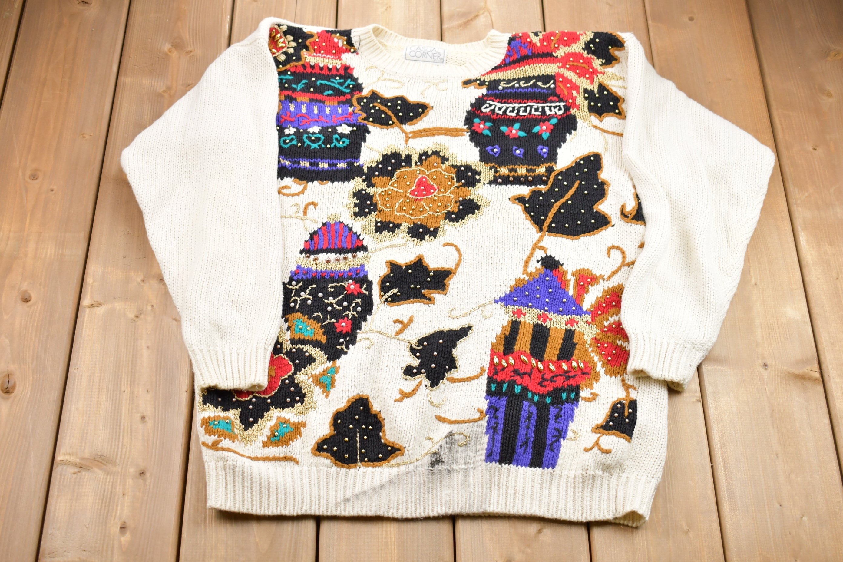 Vintage 1993 Casual Corner Knitted Sweater