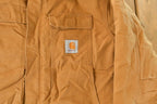 Vintage 1990s Carhartt Traditional Arctic Quilt Lined Jacket Men's 2XL