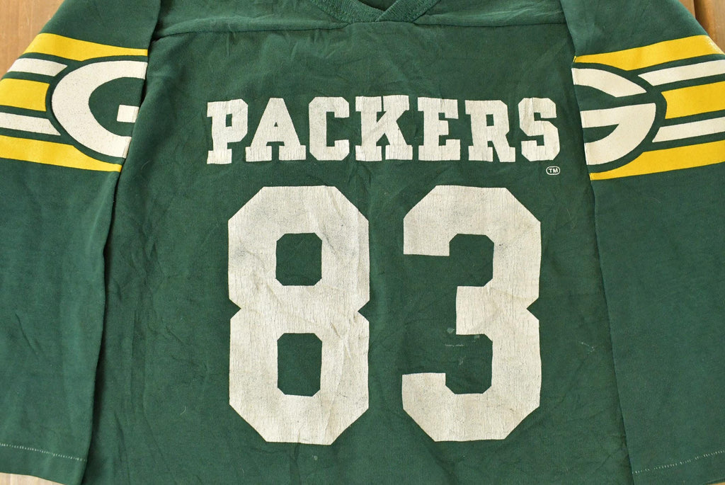 Vintage 1980s Green Bay Packers Rawlings NFL Jersey T-Shirt Youth Large
