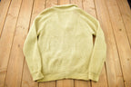 Vintage 1980s Gimbels Blank Acrylic Cardigan Sweater
