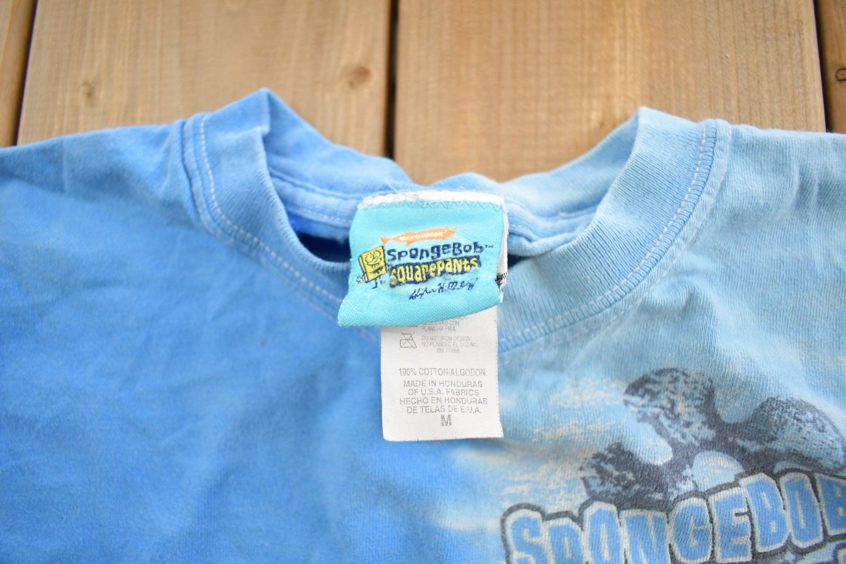Vintage 2000s Spongebob Squarepants Graphic T-shirt Kids M