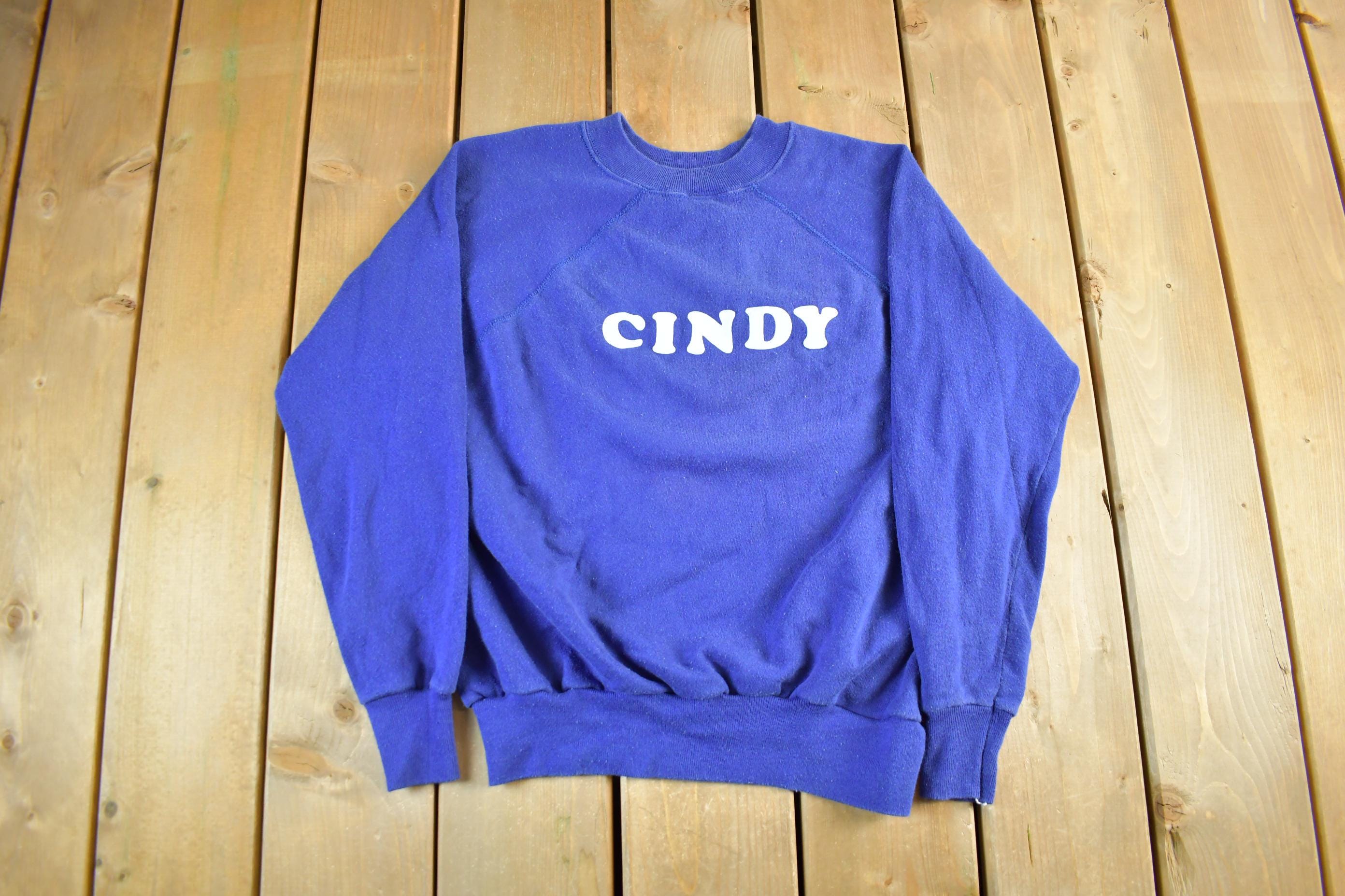 Vintage 1980s Parasport Cindy Blank Crewneck Sweatshirt Adult Small