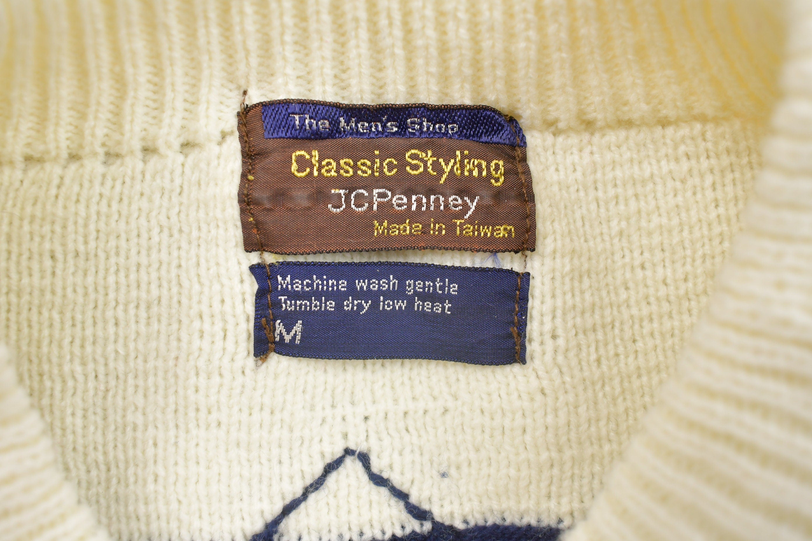 Vintage 1970s J.C Penney Knitted Crewneck Sweater