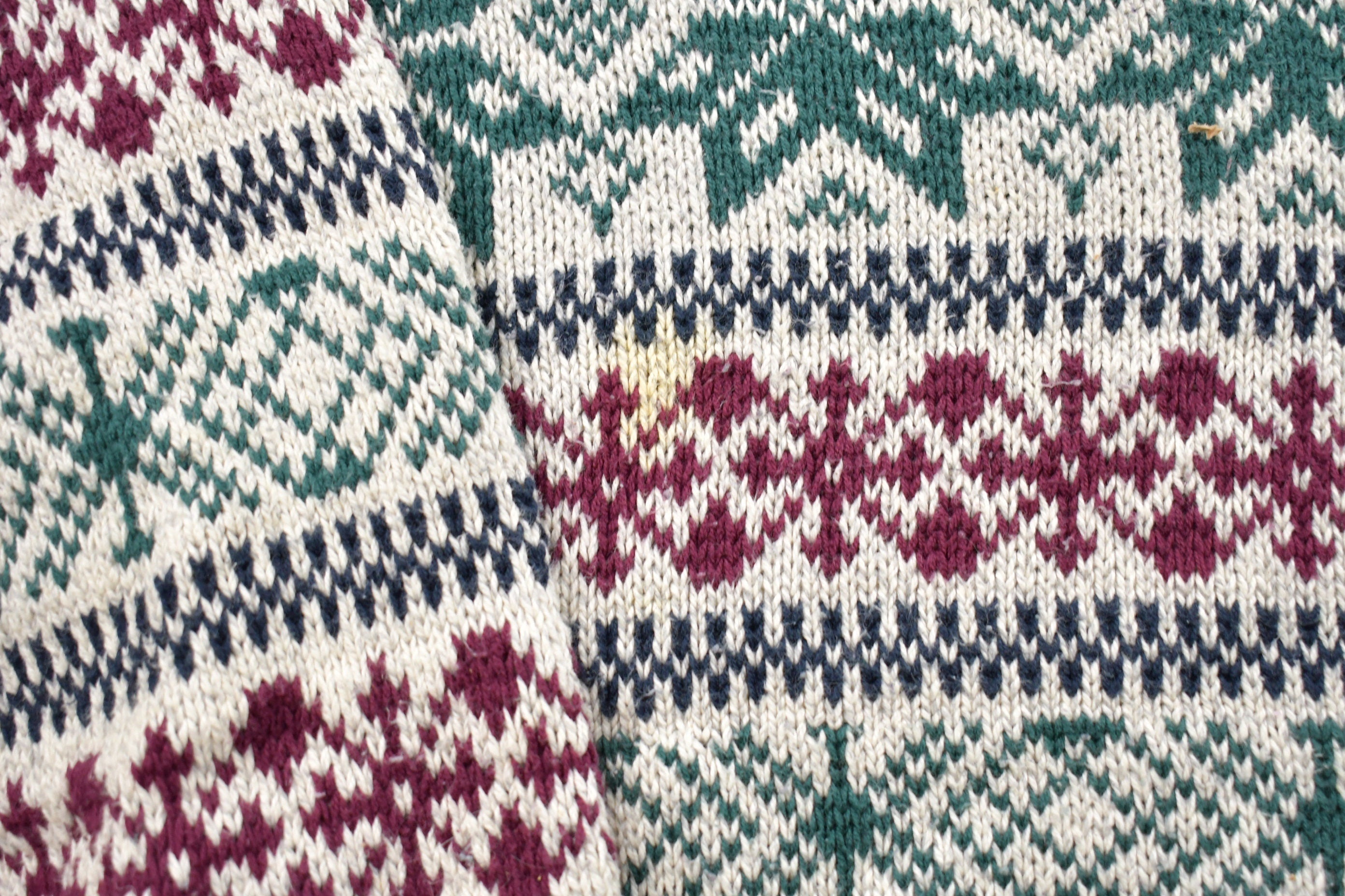 Vintage 1990s Northwest Territory Snow Graphic Knitted Sweater