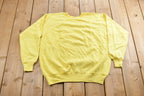 Vintage 1990s Blank Yellow Crewneck Sweatshirt