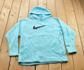 Vintage Y2K Nike Center Logo Fleece Hoodie