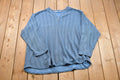 Vintage 1990s Blank Quarter Button Sweatshirt
