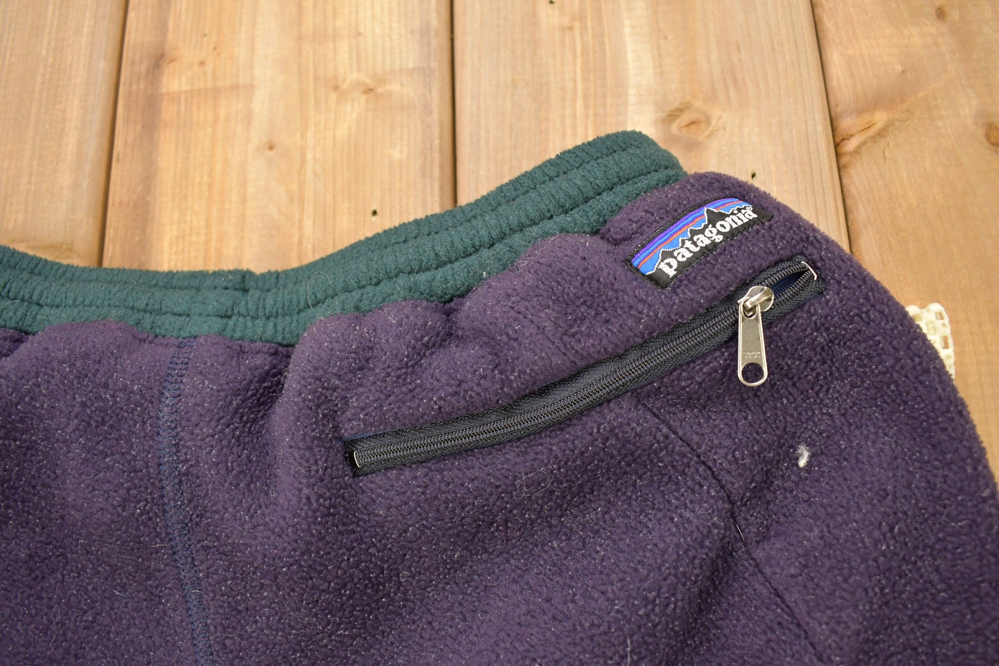 Vintage 1990s Patagonia T Snap Fleece Sweater & Matching Pants Size M
