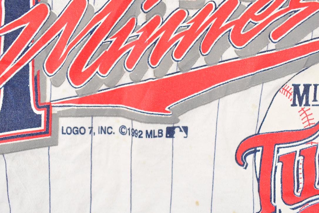 Vintage 1992 Minnesota Twins Logo 7 MLB T-Shirt Men's M