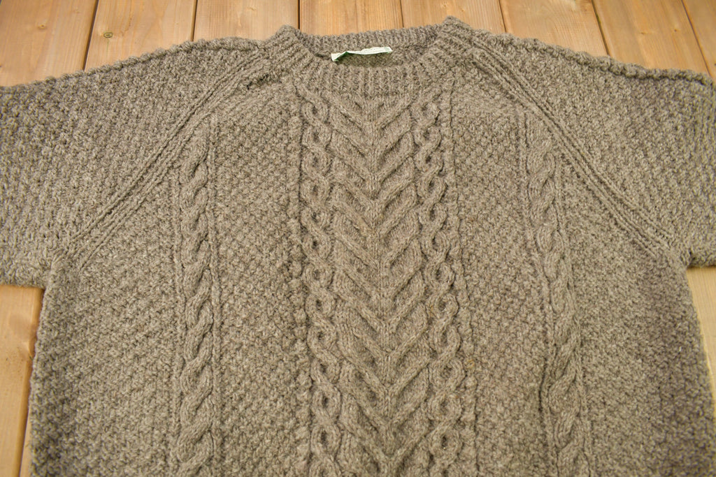 Vintage 1980s 100% Wool House Of Ireland Knit Sweater