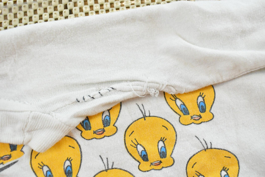 Vintage 1990s Looney Tunes Tweety Bird T-Shirt Men's XL / Cartoon Shirt / 90s Single Stitch Tee / Warner Bros / Bugs Bunny