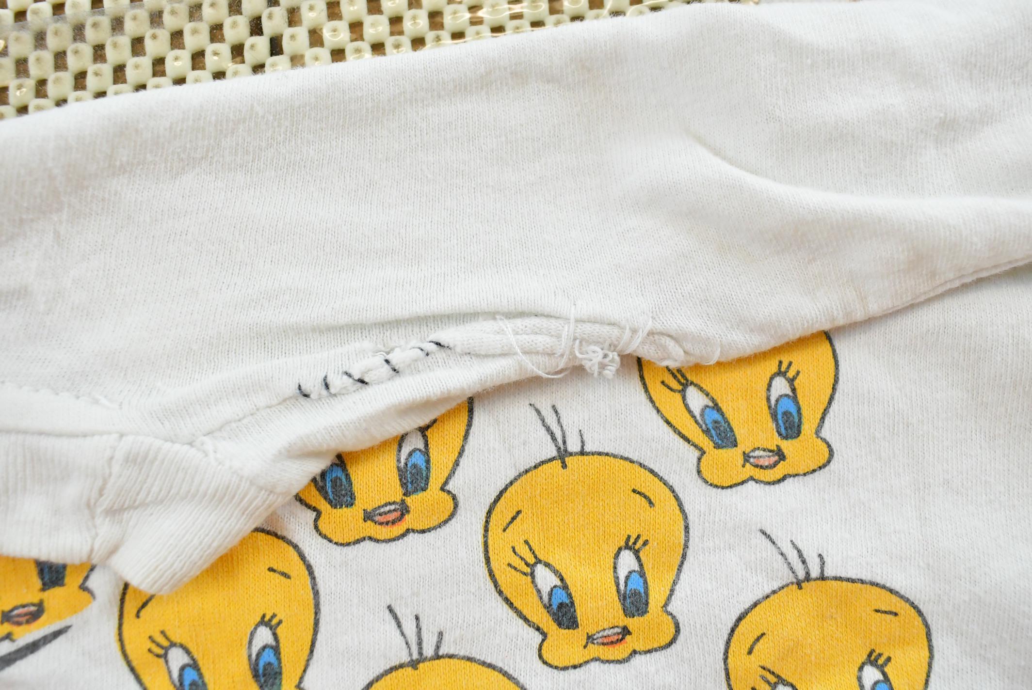 Vintage 1990s Looney Tunes Tweety Bird T-Shirt Men's XL / Cartoon Shirt / 90s Single Stitch Tee / Warner Bros / Bugs Bunny