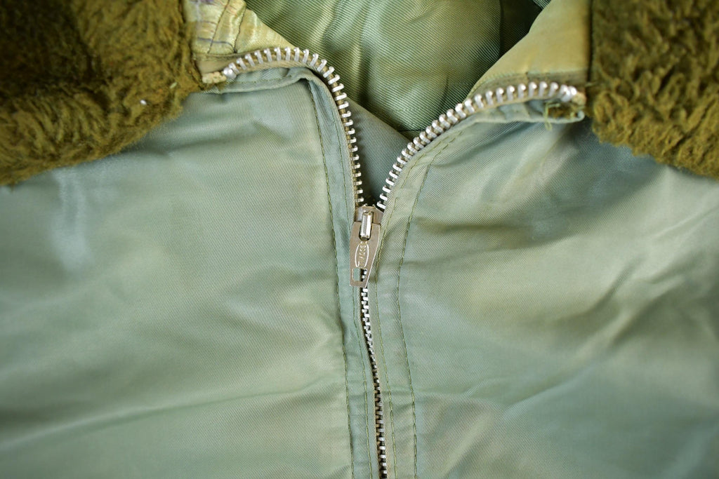 Vintage 1950s 1960s Timber King Flight Military Army Jacket Men's XL