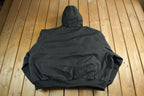 Vintage 1990s Carhartt Canvas Nylon Hooded Jacket Men's 5XL