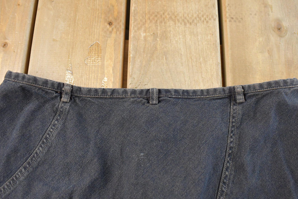 Vintage 1990s Out of the Blue J. Jill Denim Skirt Women's 33 / 90s Women's Fashion / Vintage Skirt / Retro Style/ Jorts