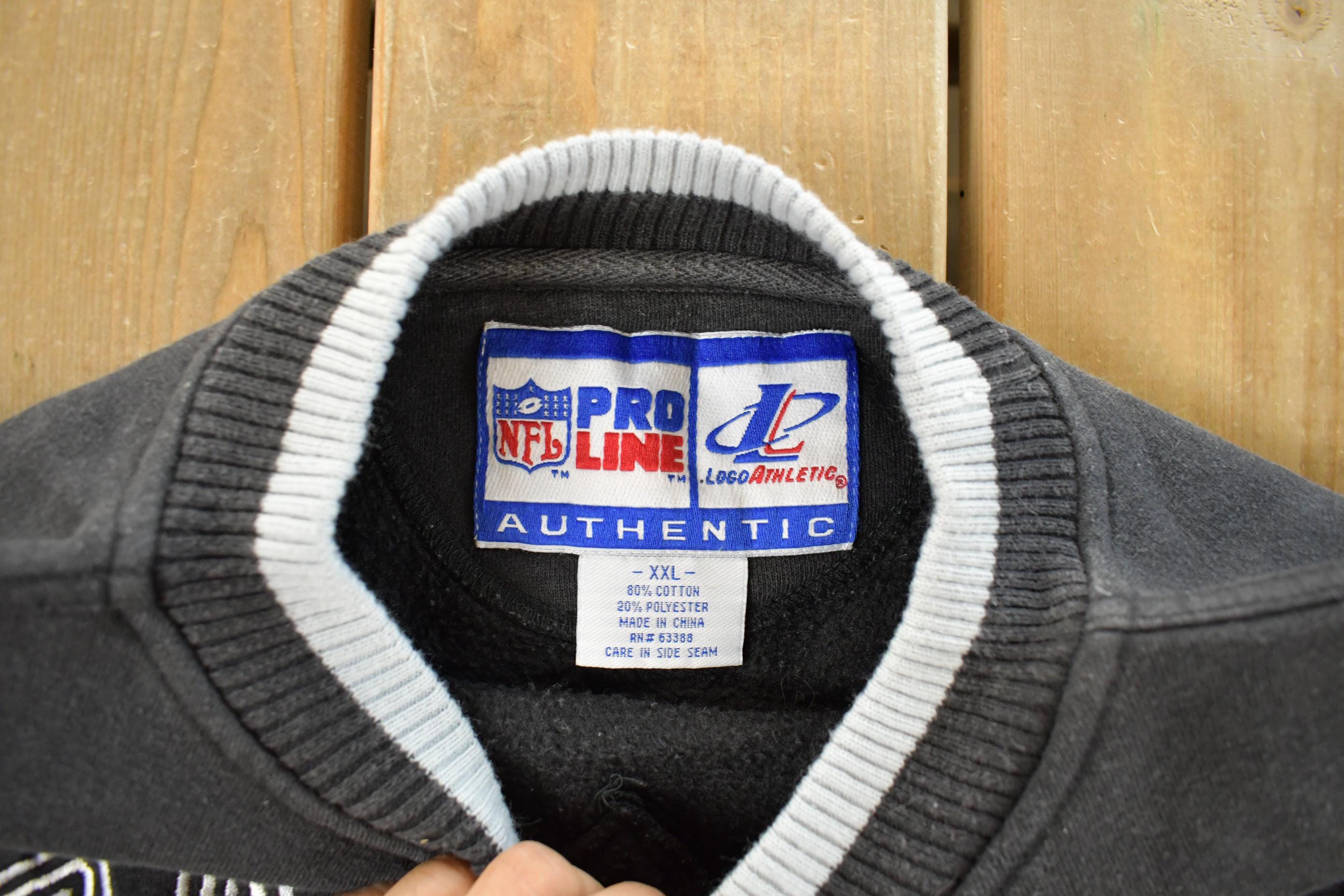 Vintage 1990s Los Angeles Raiders NFL Logo Athletic Sweatshirt Men's 2XL