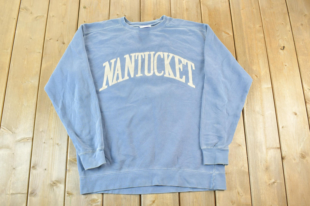 Vintage 1990s Nantucket Crewneck Sweatshirt Made In USA Mens L