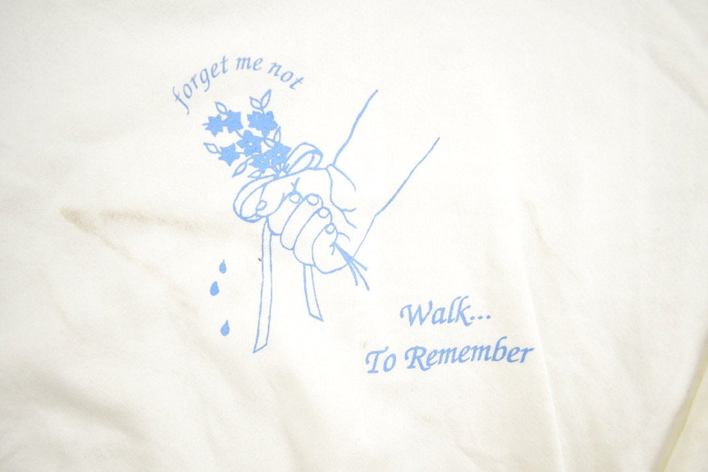 Vintage 1990s Forget Me Not Crewneck Sweatshirt