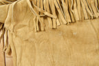 Vintage 1960s Golden Bear Fringe Leather Jacket