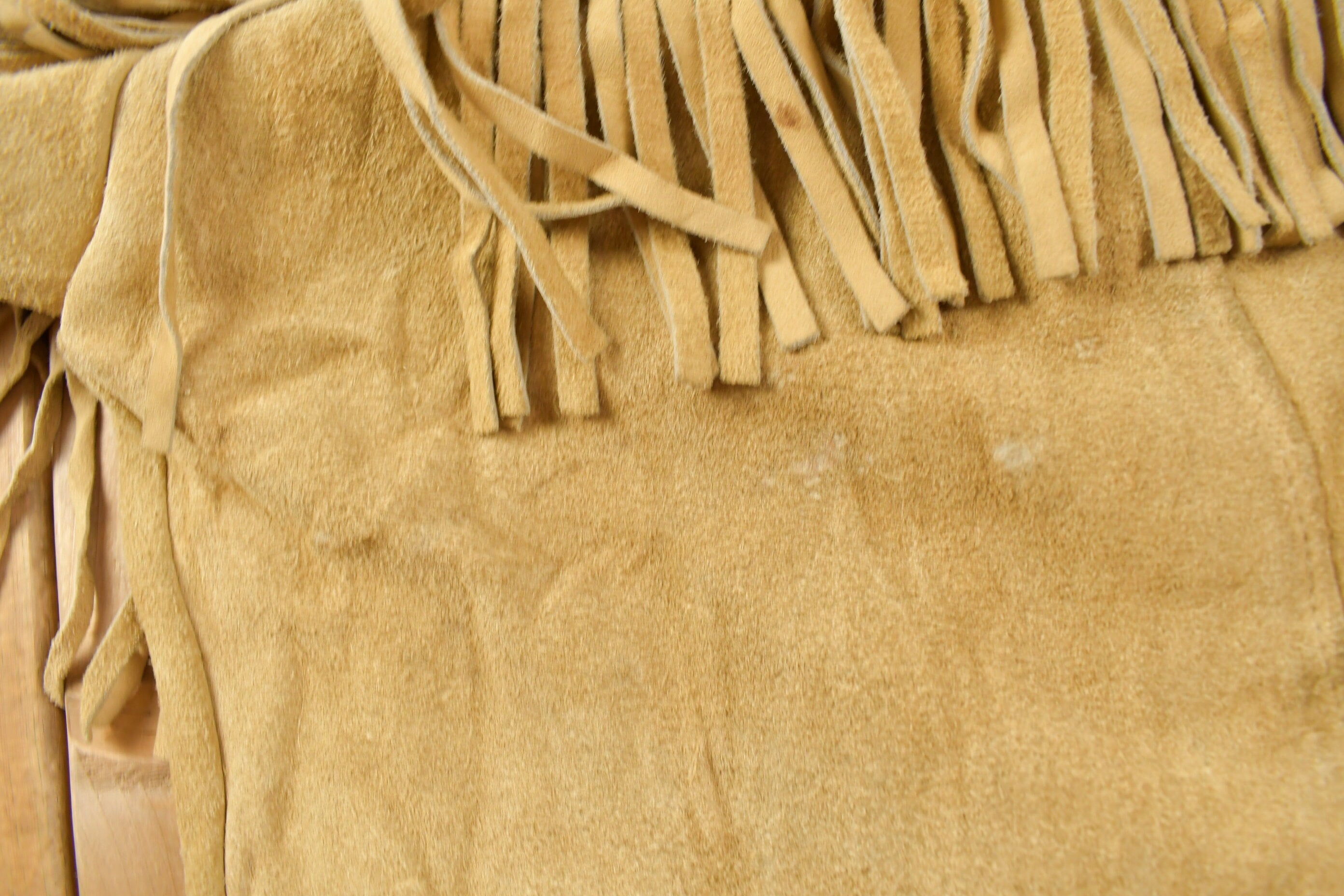 Vintage 1960s Golden Bear Fringe Leather Jacket