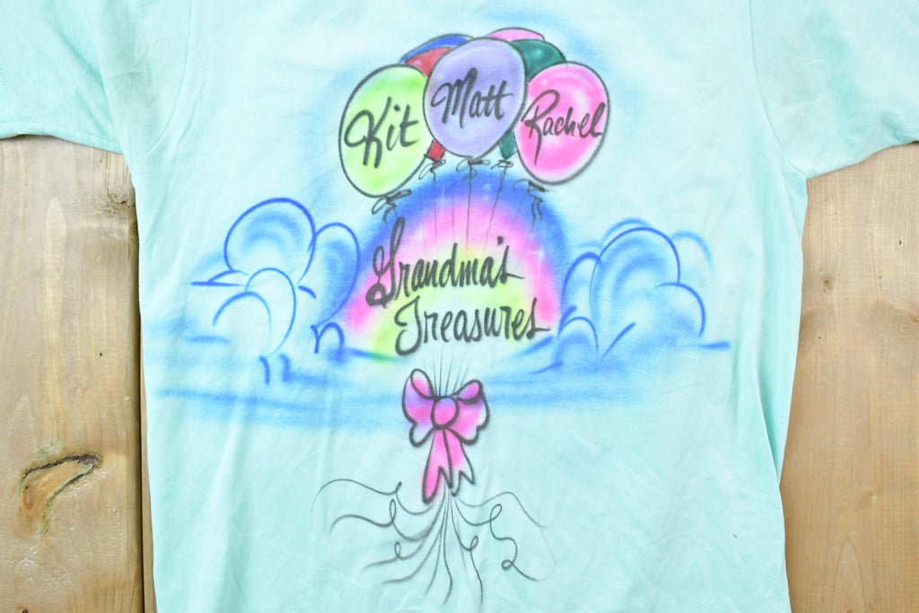 Vintage 1990s Grandmas Treasures Graphic Air Brushed T-Shirt