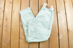 Vintage 1990's Zena Light Turquoise Jeans Size 28 x 30