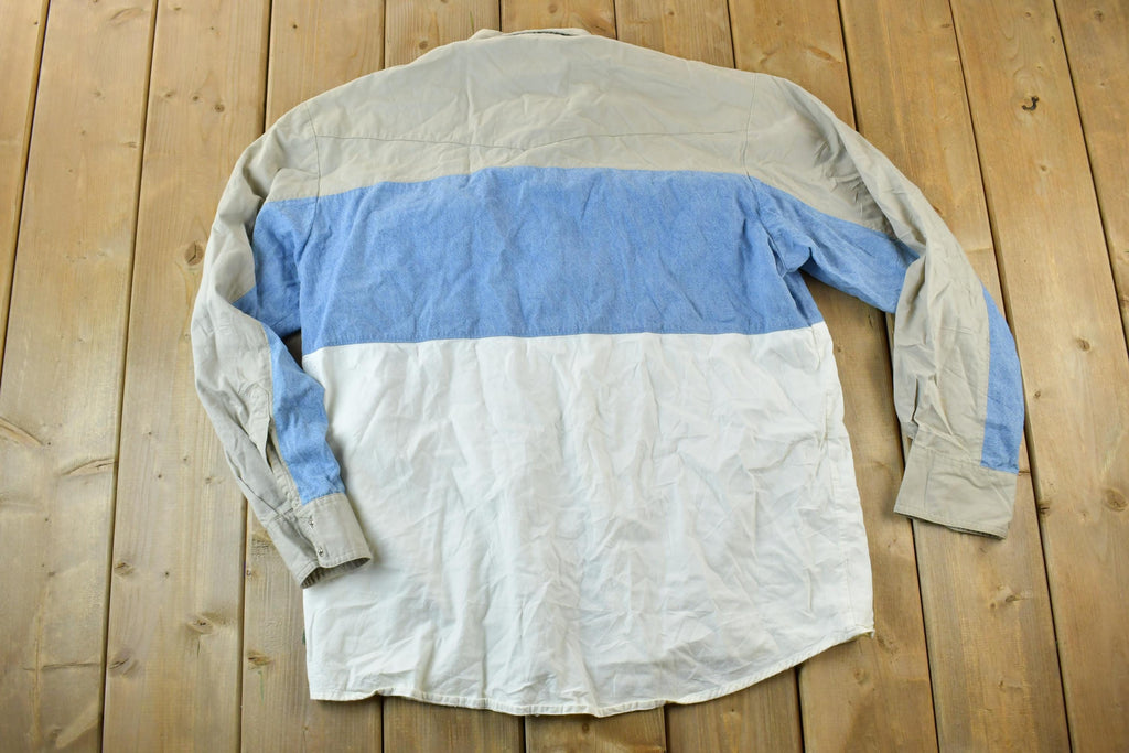 Vintage 90s Wrangler Western Button Up Shirt