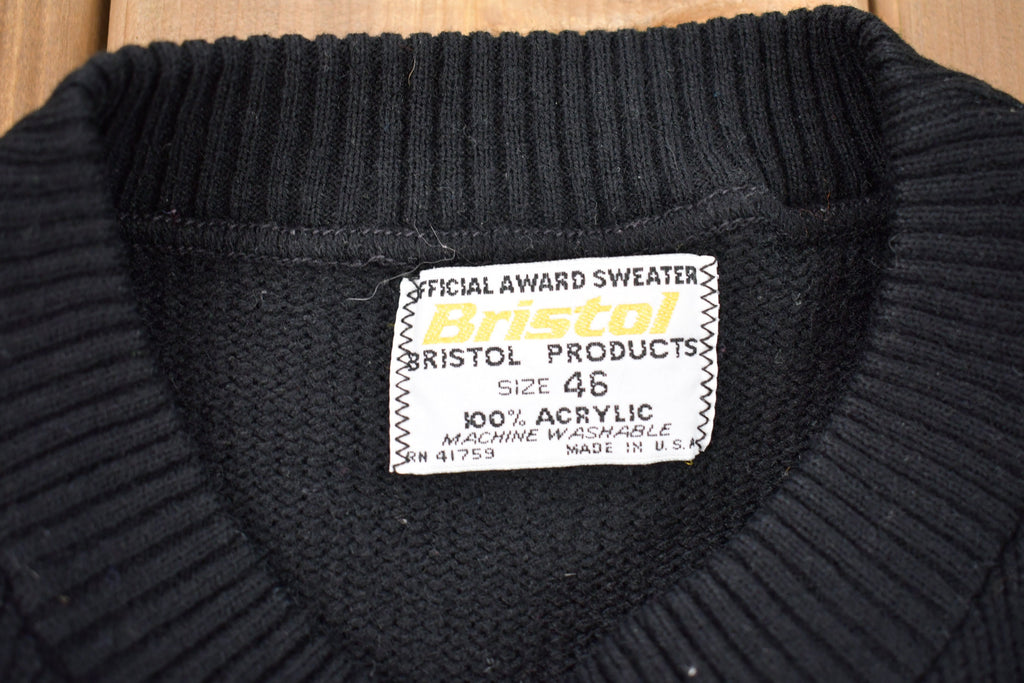 Vintage 1990s Amateur Penguins Embroidered Logo Knitted Sweater