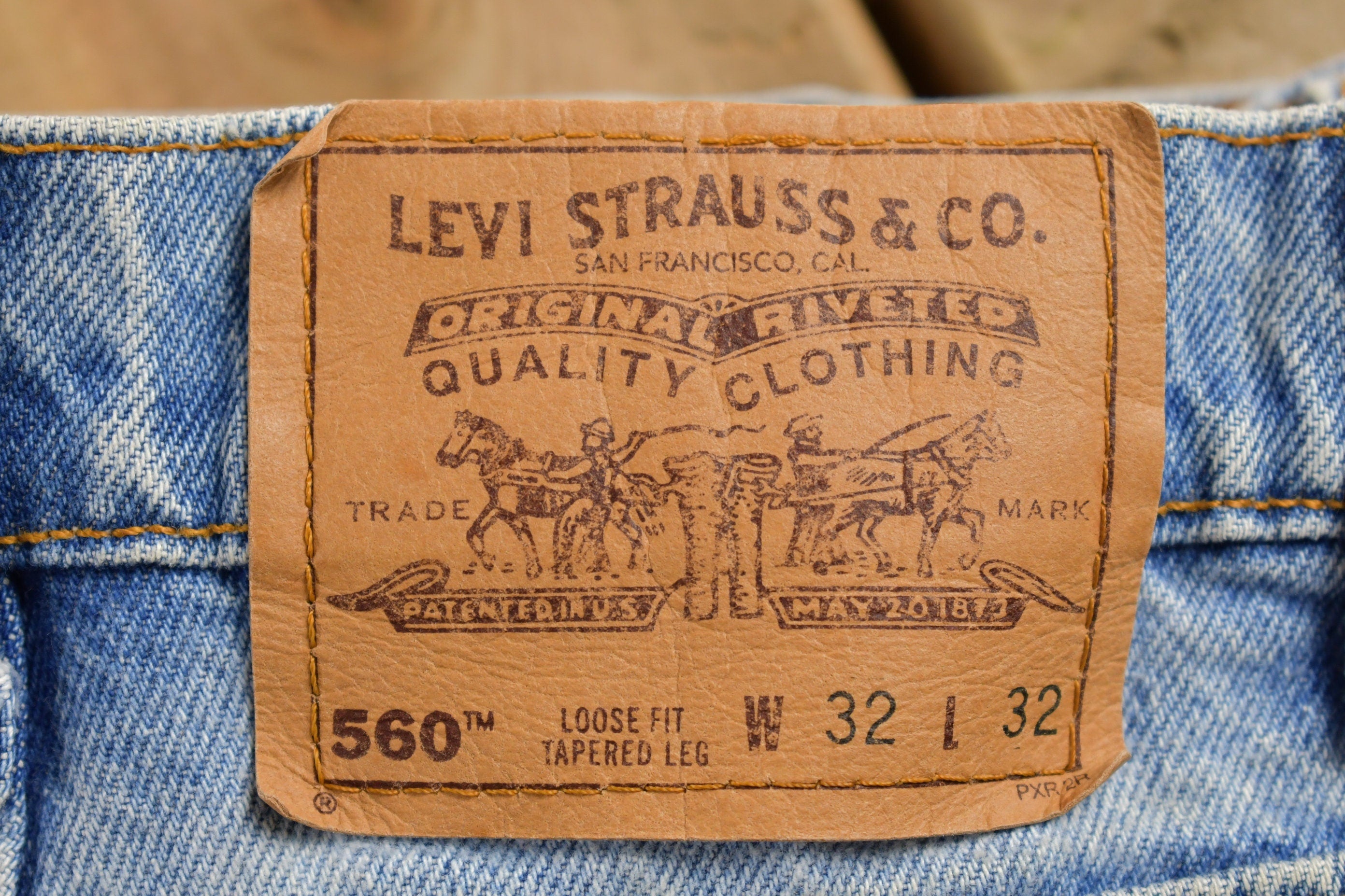 Vintage 1990s Levi's 560 Orange Tab Jeans Size 31 x 30.5