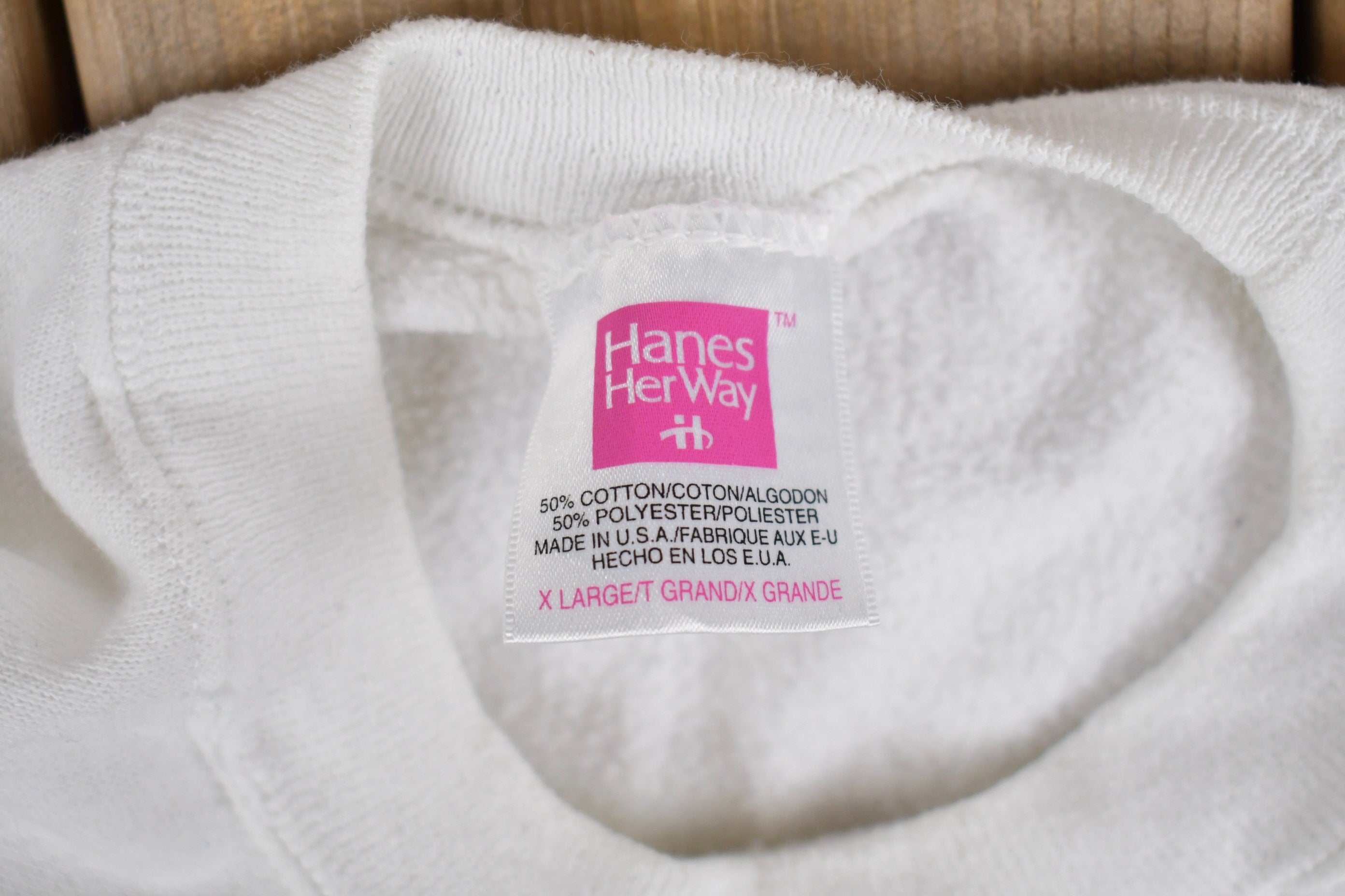 Vintage 1980s Hanes Her Way Raglan Crewneck Sweatshirt