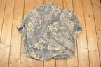 Vintage 1990s Woolrich Realtree Flannel Outdoorsman Button Up Shirt Men's M