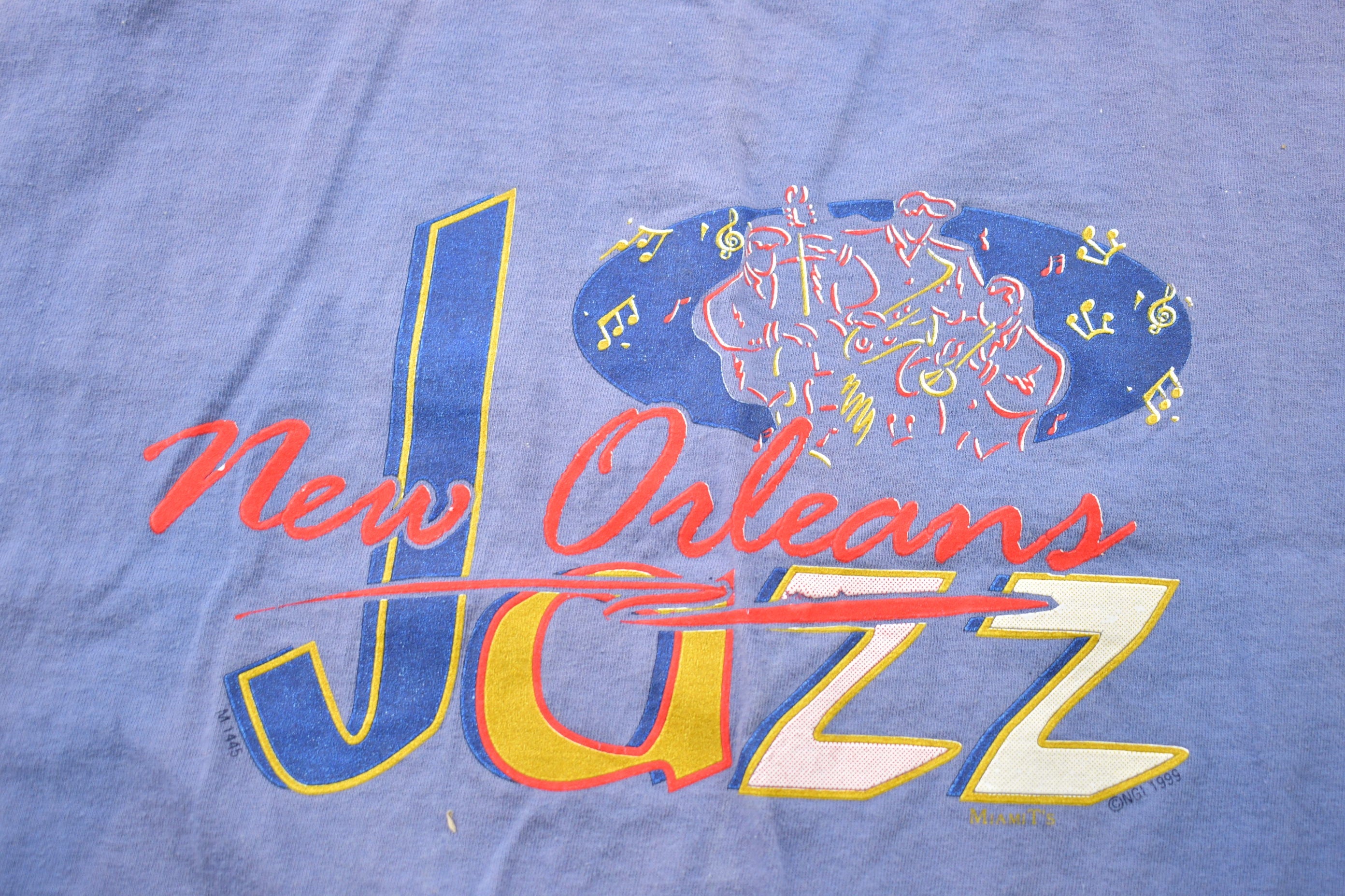 Vintage 1999 New Orleans Jazz Graphic Tank Top