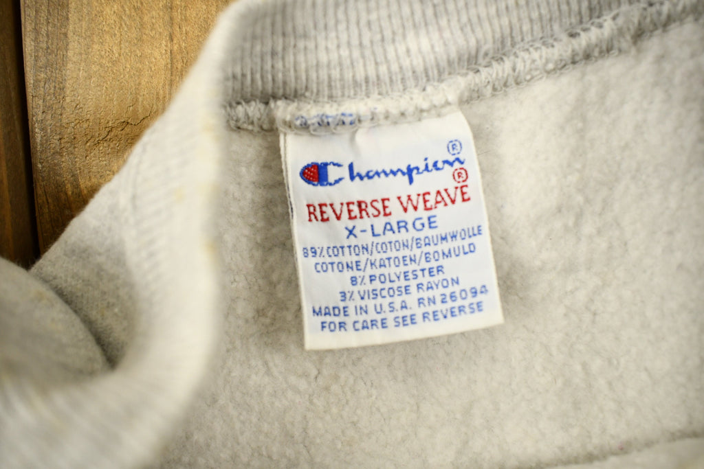 Vintage 1990s University of Buffalo Bulls Champion Reverse Weave Collegiate Crewneck