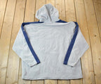 Vintage 1990s New England Patriots Reebok Fleece NFL Hoodie Sweatshirt / Made In USA / Football / Sportswear / Americana