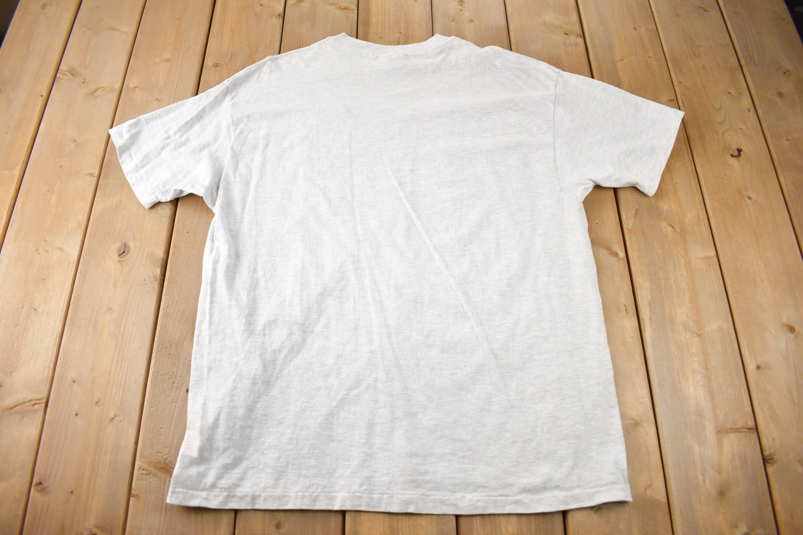 Vintage 1990s Ballys Body Under Construction Single Stitch Graphic T Shirt Made In USA