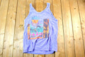 Vintage 1990s Summer Swell Neon Surfing Tank Top Mens L
