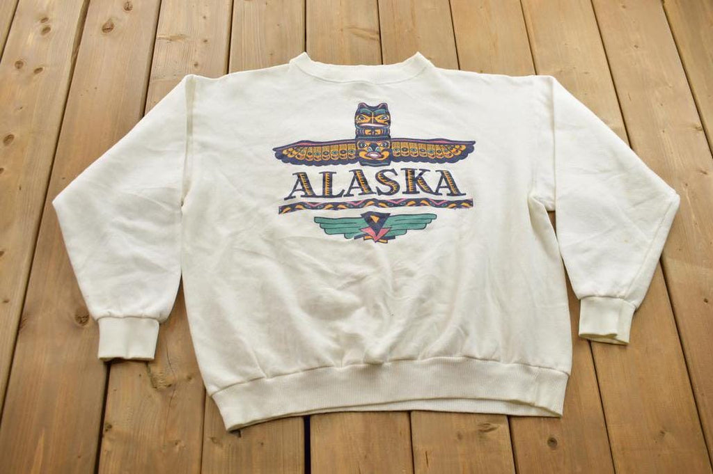 Vintage 1990s Alaska Graphic Sweatshirt