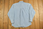 Vintage 1990s Womens Embroidered Denim Button Up Shirt