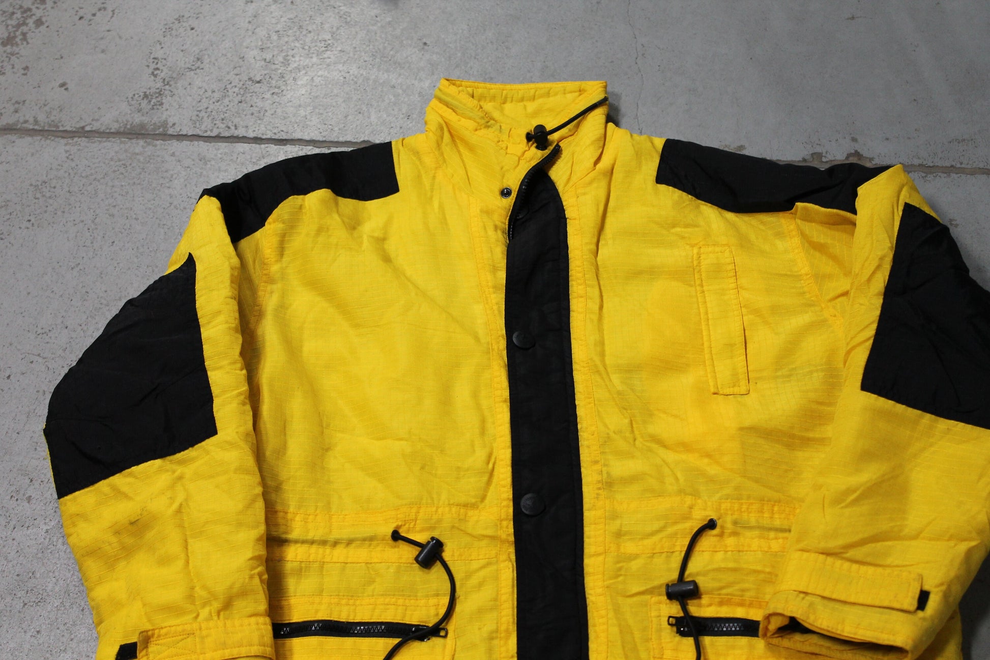 Vintage 1990s Tommy Hilfiger Athletics Yellow Jacket