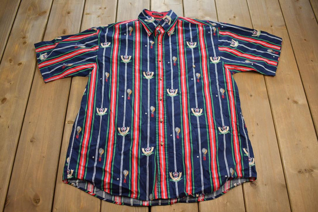 Vintage 1990s Salty Dog Tennis Club Button Up Shirt