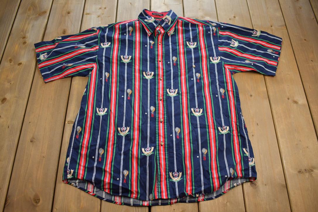 Vintage 1990s Salty Dog Tennis Club Button Up Shirt