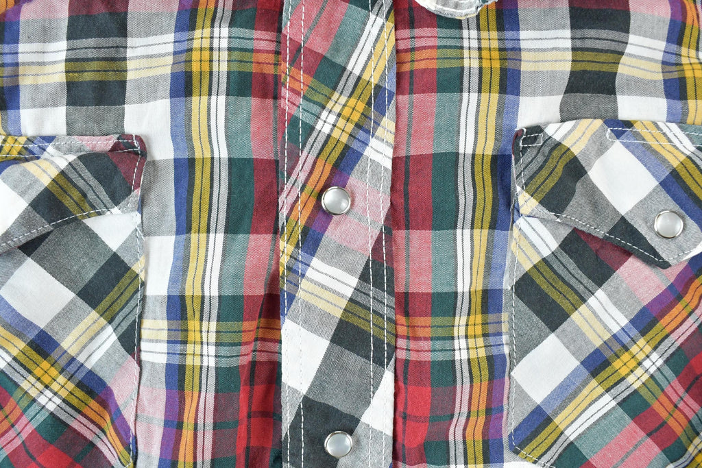 Vintage 1980s Wrangler Cowboy Cut Button Up Shirt