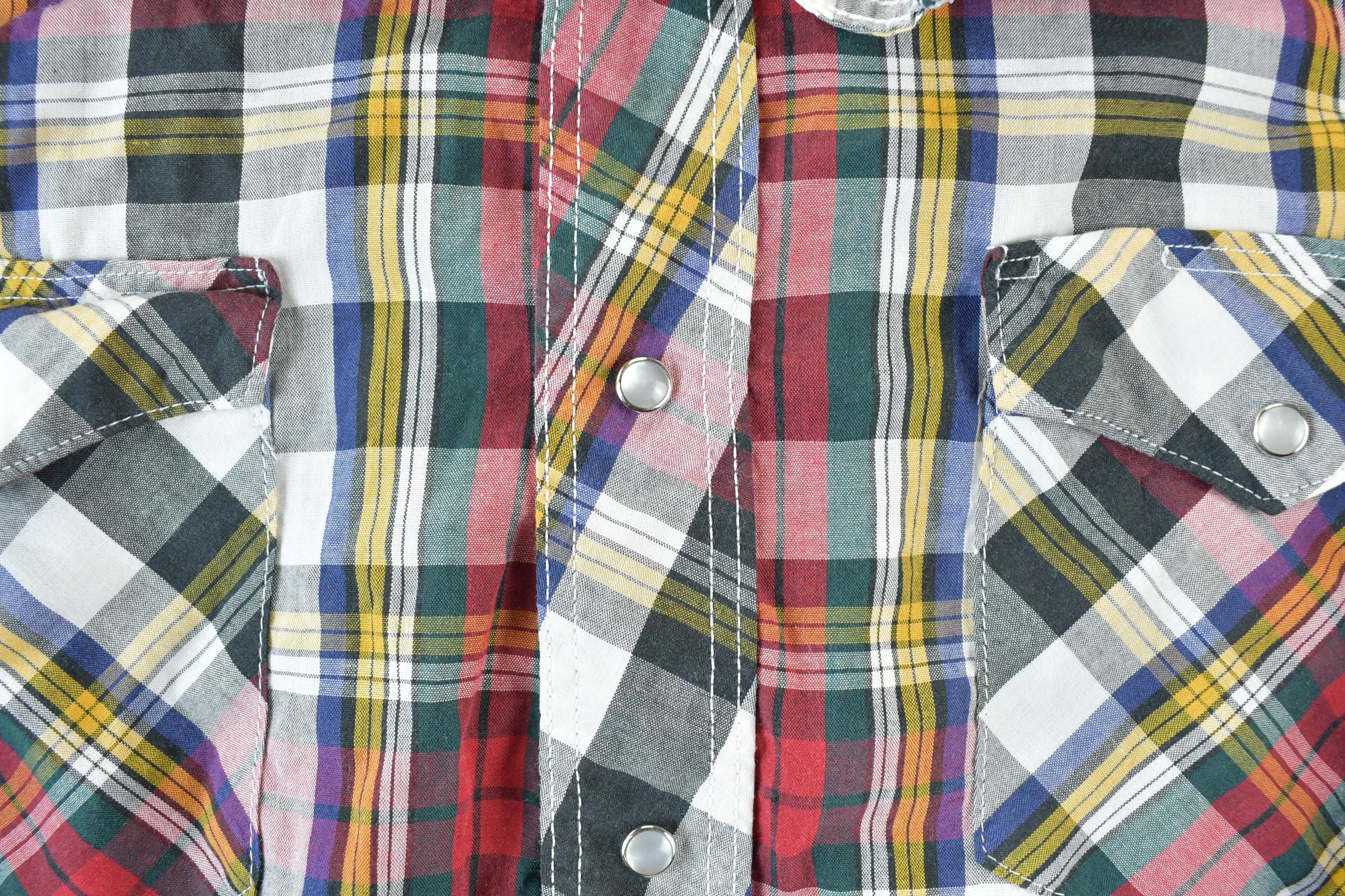 Vintage 1980s Wrangler Cowboy Cut Button Up Shirt